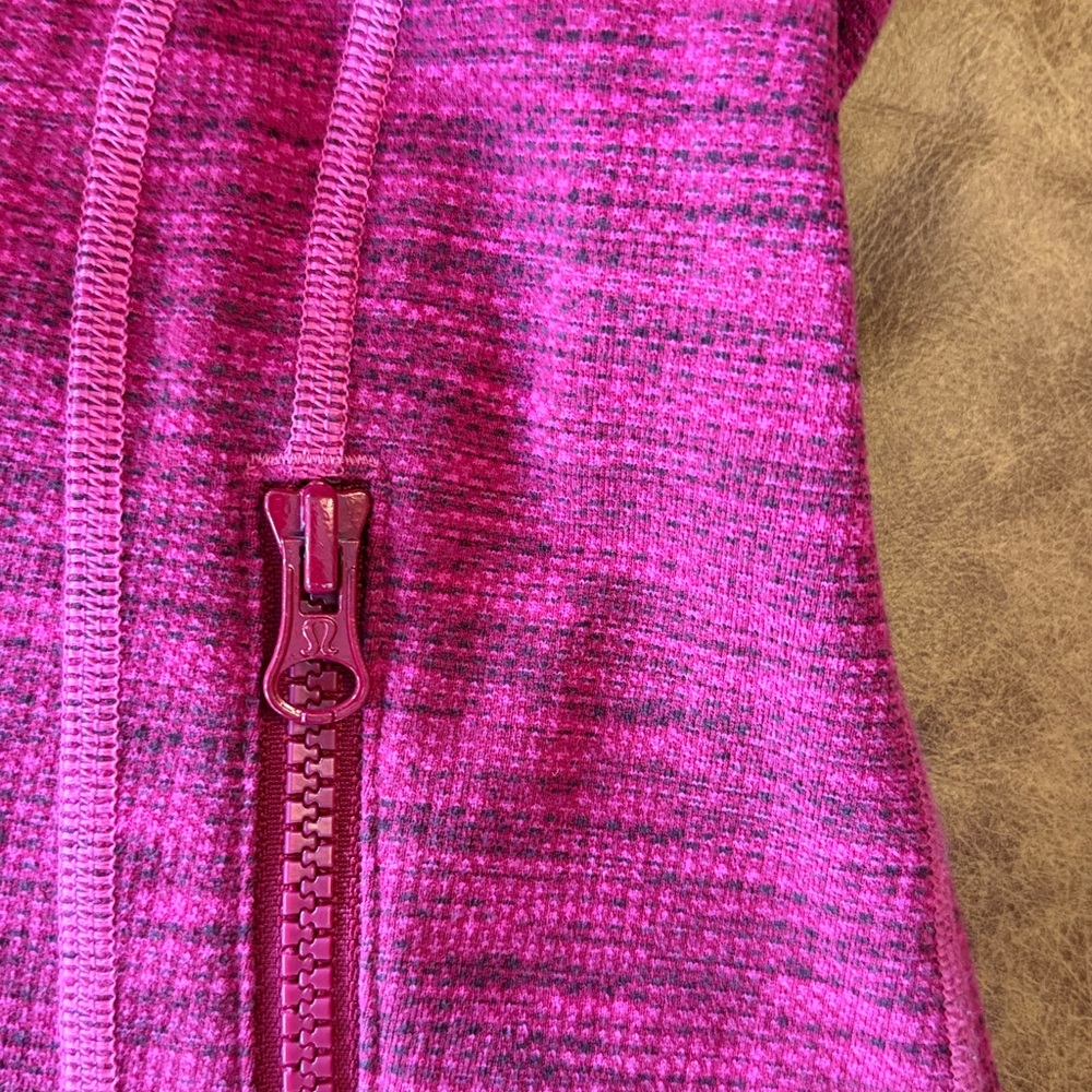 Lululemon Define Jacket Sz 6 Diamond Jacquard Berry Rumble Jewelled Magenta Pink - Picture 5 of 8